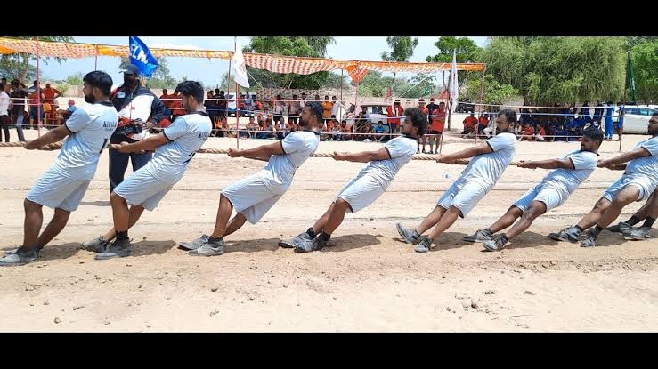 Traditional Tug of War game