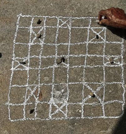Traditional Ashta Kashte board