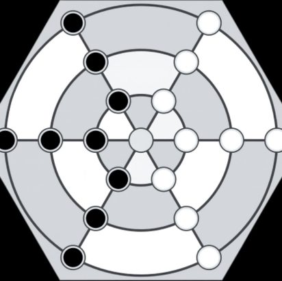 Pretwa traditional circular board game