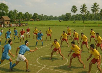 Dhoopkhel field setup